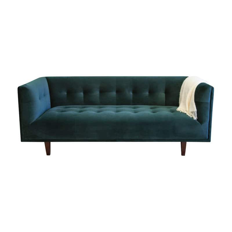 Abbyson Living Alvera Chesterfield Velvet Sofa