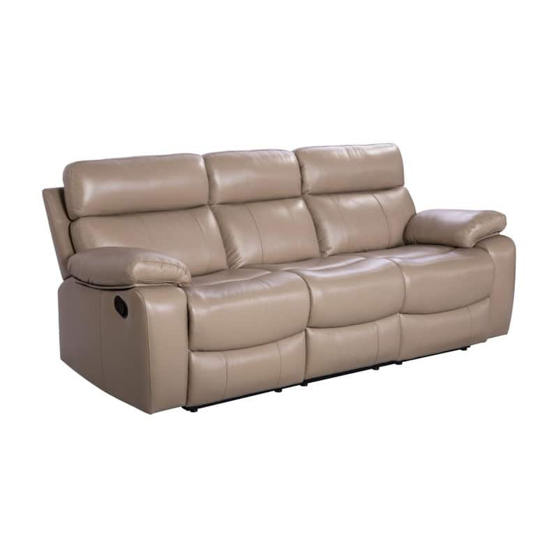 Abbyson Living Levi Leather Reclining Sofa