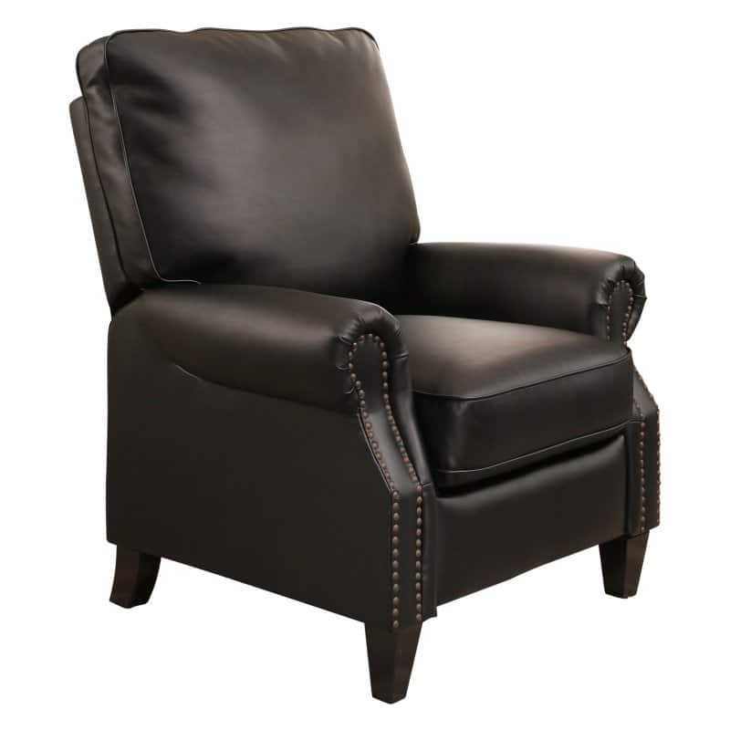 Abbyson Living Holly Leather Pushback Recliner