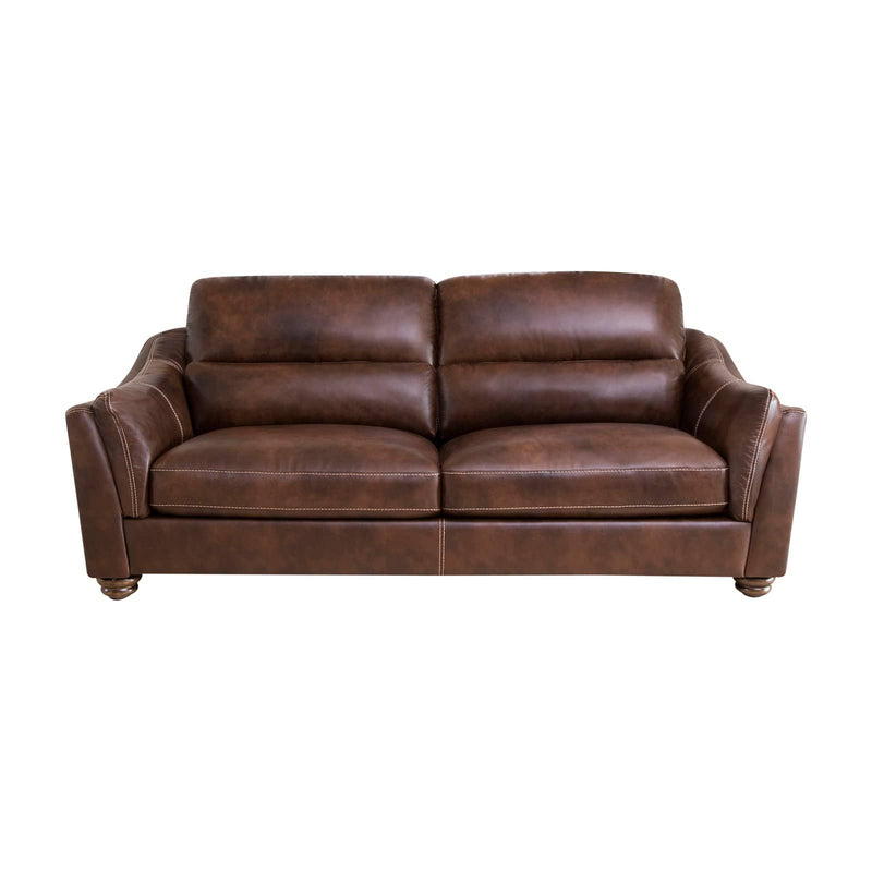 Abbyson Carson Leather Sofa