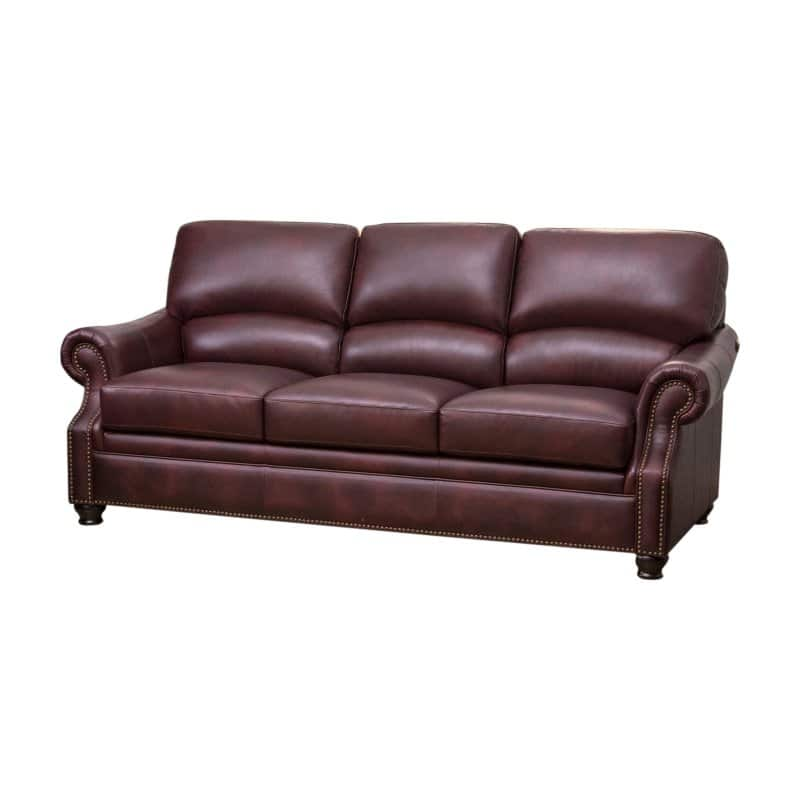 Abbyson Dana Leather Sofa