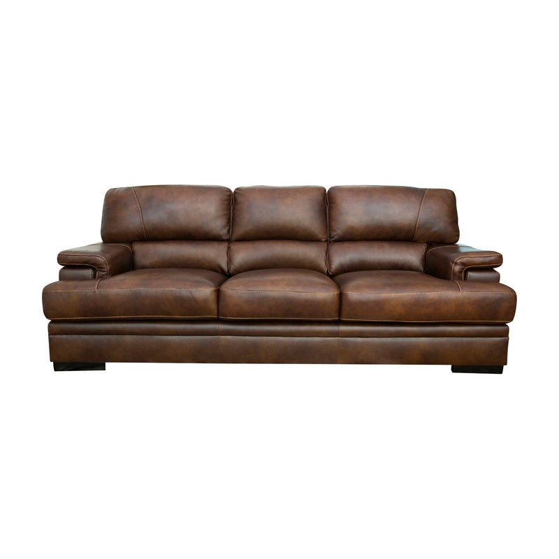 Abbyson Wyatt Leather Sofa