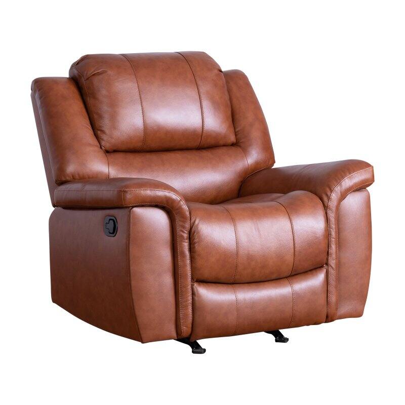 Abbyson Maddox Top Grain Leather Recliner