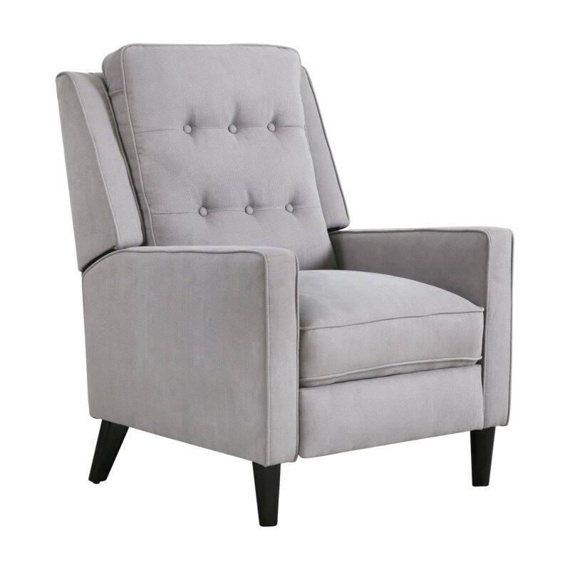 Abbyson Cooper Tufted Fabric Push Back Recliner