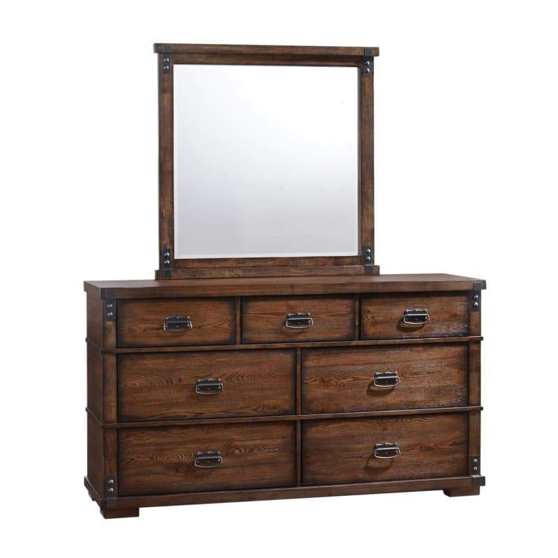 Abbyson Kensley 9 Drawer Dresser with Mirror