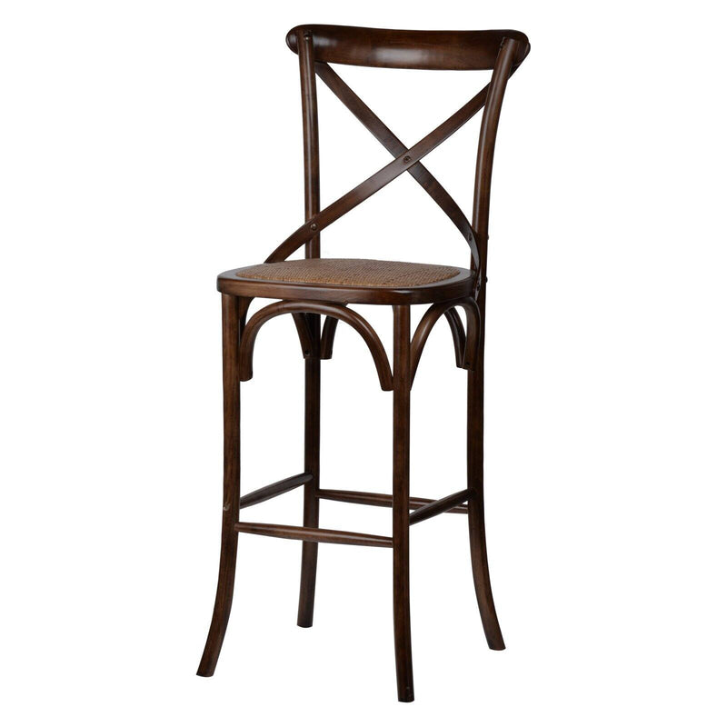 A &amp; B Home Bistro 30 in. Wooden Bar Stool