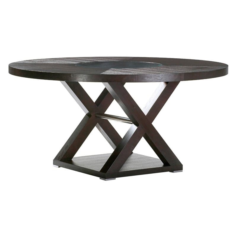 Allan Copley Designs Halifax Round Wood Top Dining Table