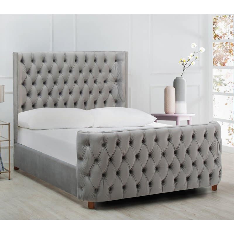 Jennifer Taylor Home Brooklyn Tufted Low Profile Bed