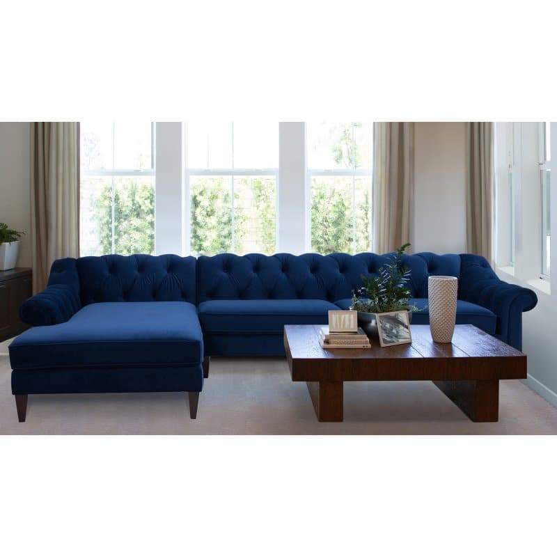 Jennifer Taylor Home Alexandra Tufted Sectional Sofa