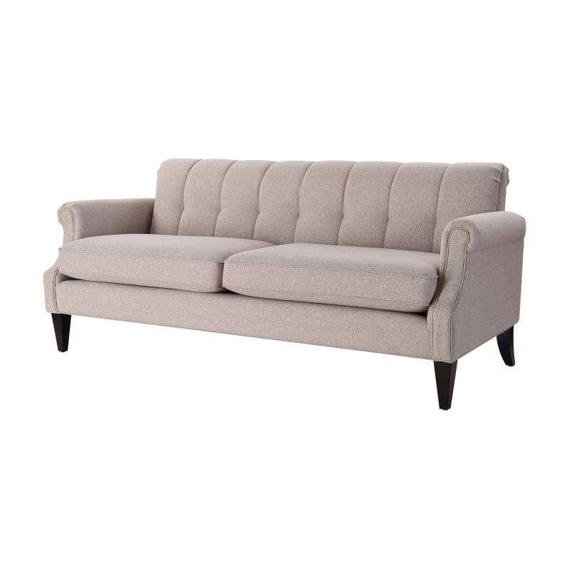 Jennifer Taylor Home Giotto Channel Tufted Sofa with Rolled Arms