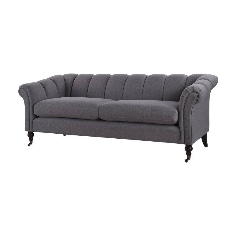 Jennifer Taylor Home Julia Flared Arm Sofa with Casters