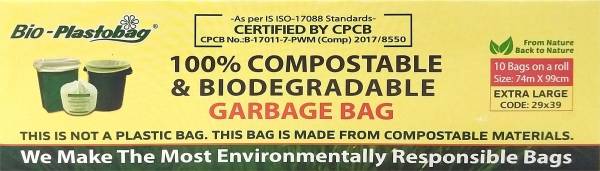 Plastobag Compostable XL Garbage Bag