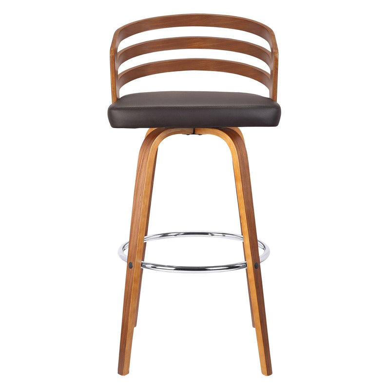 Armen Living Jayden 30 in. Bar Stool Brown