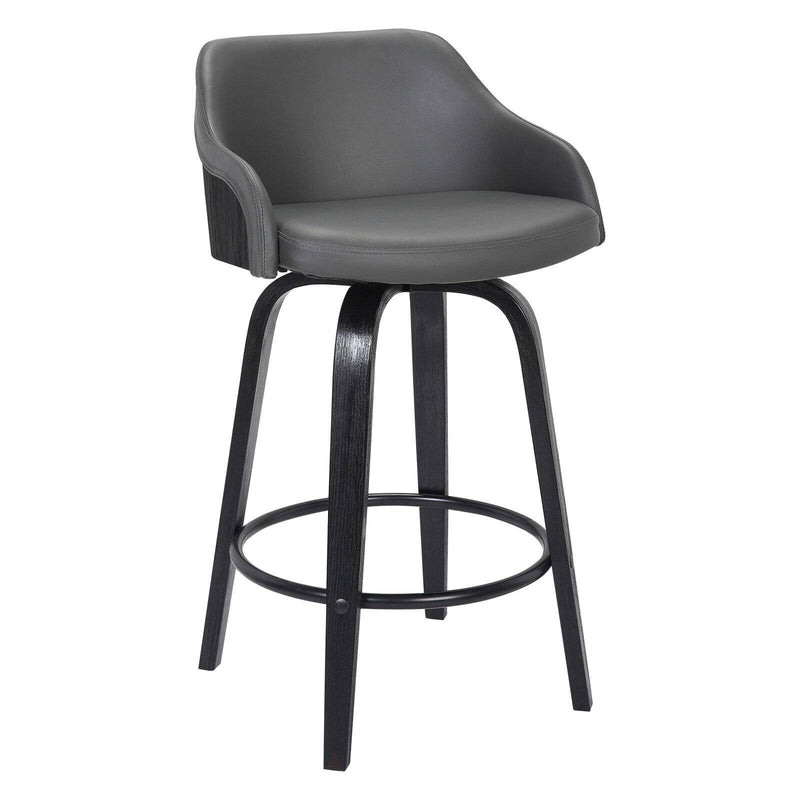 Armen Living Alec 26 in. Swivel Counter Stool