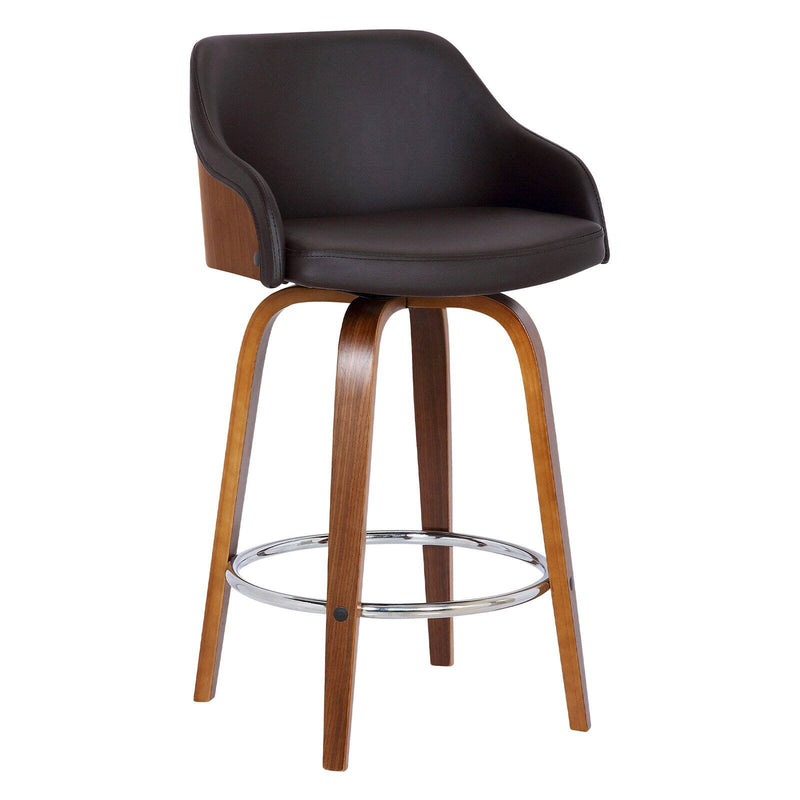 Armen Living Alec 30 in. Swivel Barstool