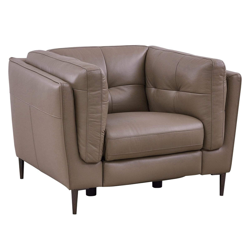 Armen Living Gary Power Recliner with USB Port Greige