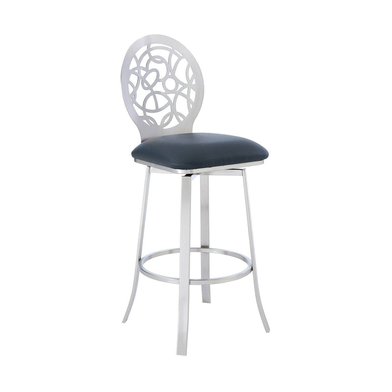 Armen Living Lotus 30 in. Swivel Bar Stool