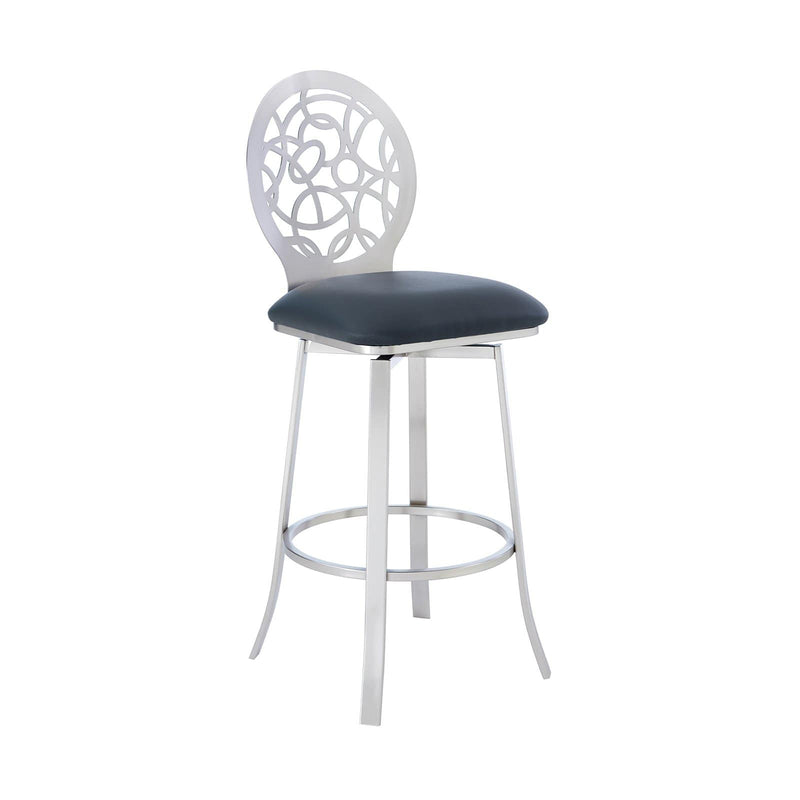 Armen Living Lotus 26 in. Swivel Counter Stool