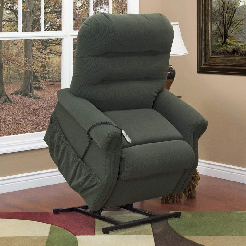 Med-Lift Aaron Three Way Lift Recliner Hunter Green