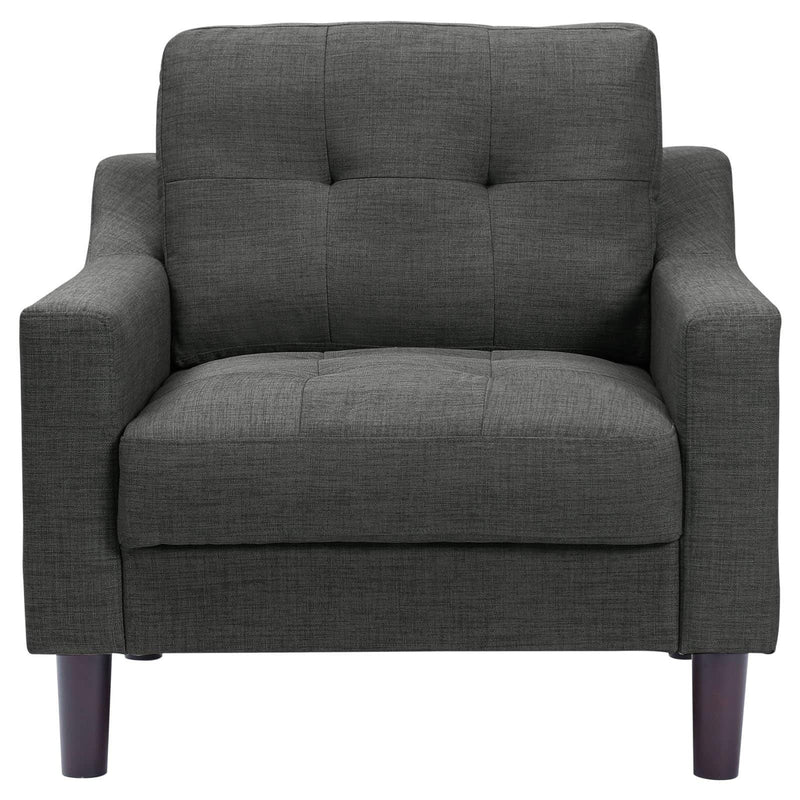 Abbyson Living Parker Fabric Armchair Gray