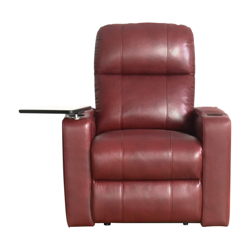 Abbyson Rider Power Recliner Red