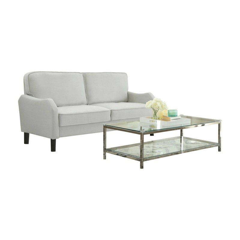 Abbyson Berlin Fabric Sofa Gray