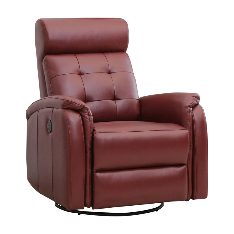 Abbyson Reston Power Recliner Red