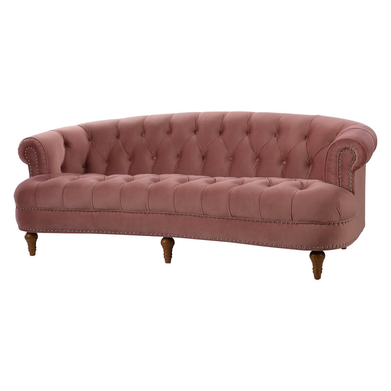 Jennifer Taylor Home La Rosa Tufted Sofa Ash Rose