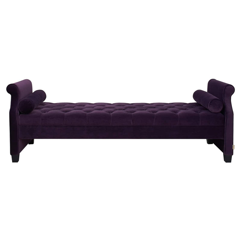 Jennifer Taylor Home Lavish Upholstered Daybed Purple