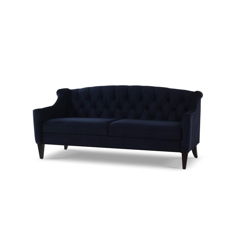 Jennifer Taylor Home Ken Upholstered Sofa Dark Navy Blue