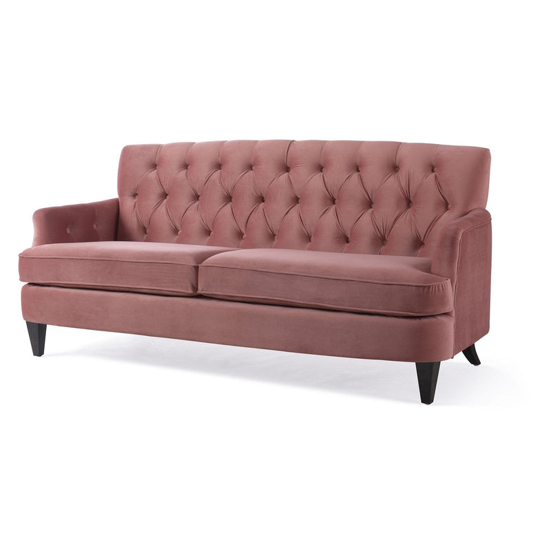 Jennifer Taylor Home Kelly Tufted Sofa Ash Rose