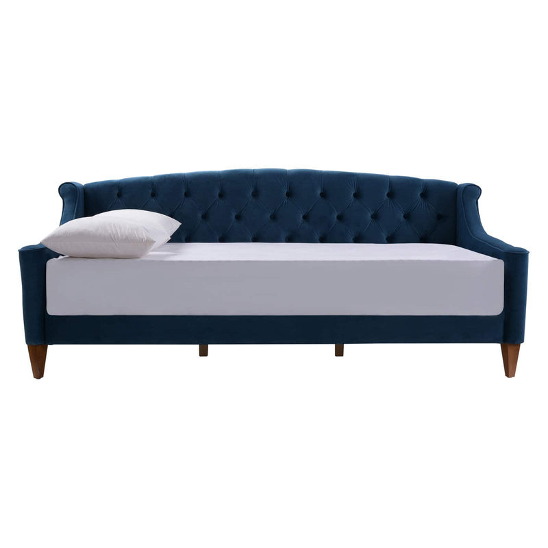 Jennifer Taylor Home Lucy Polyester Upholstered Daybed Satin Teal