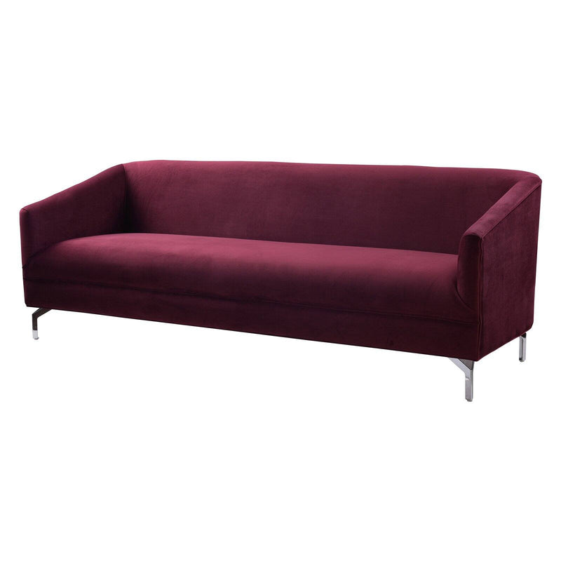 Sandy Wilson Elaine Tight Back Sofa Burgundy