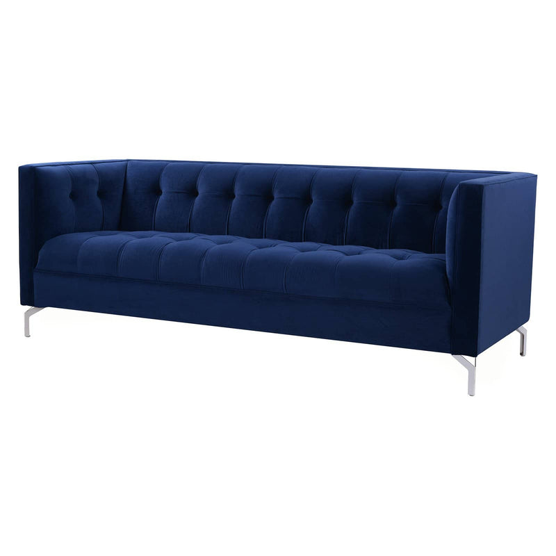 Sandy Wilson Jackson Tuxedo Sofa Estate Blue