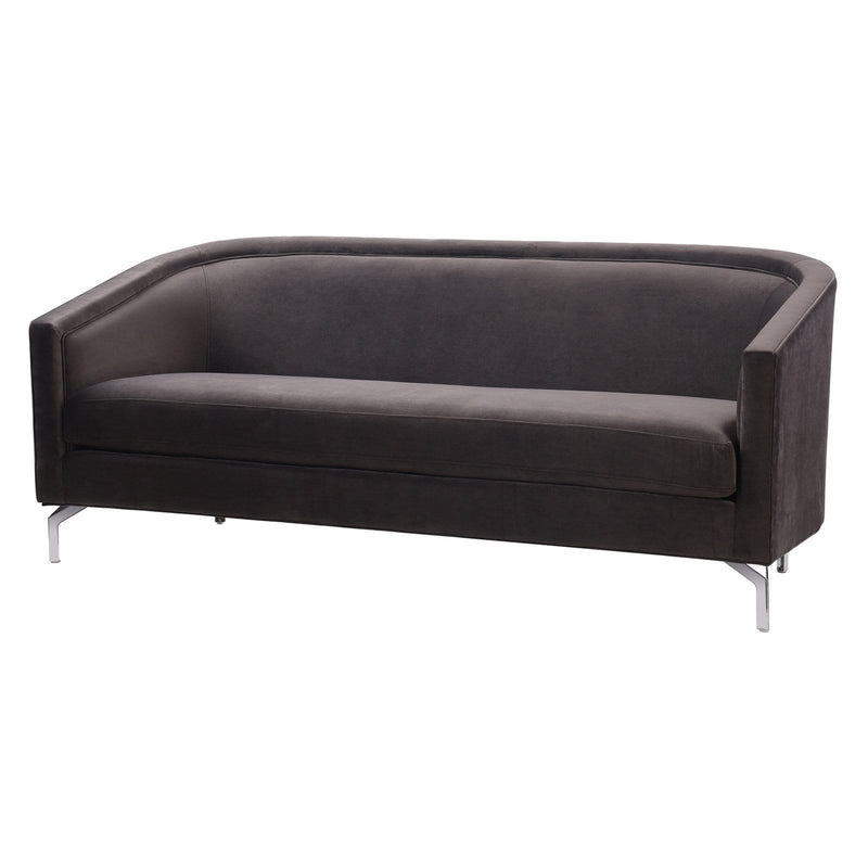 Sandy Wilson Annette Cabriole Sofa Dark Charcoal Grey