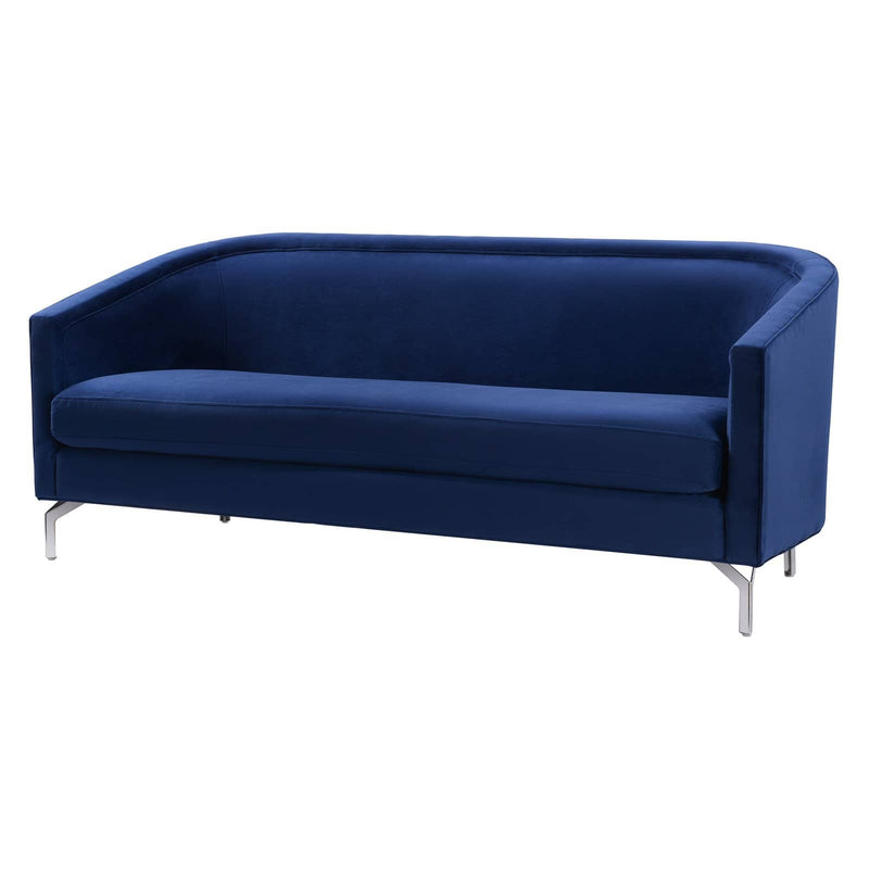 Sandy Wilson Annette Cabriole Sofa Estate Blue