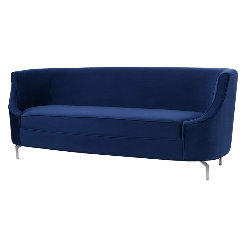 Sandy Wilson Harper Upholstered Sofa Navy Blue