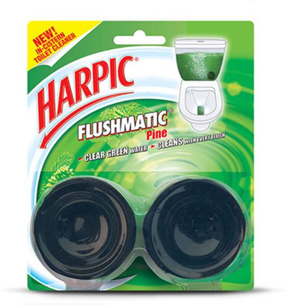 Harpic Flushmatic In-Cistern Pines Block Toilet Cleaner