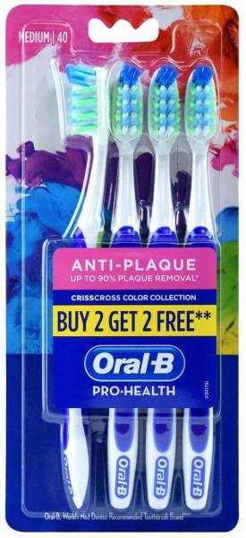 Oral-B Pro Health Anti Plaque Medium Toothbrush